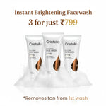 Cristello Instant Brightening Facewash Combo Of 3