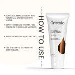 Cristello Brightening Face Wash 70g – paraben-free, sulfate-free, cruelty-free, made in India