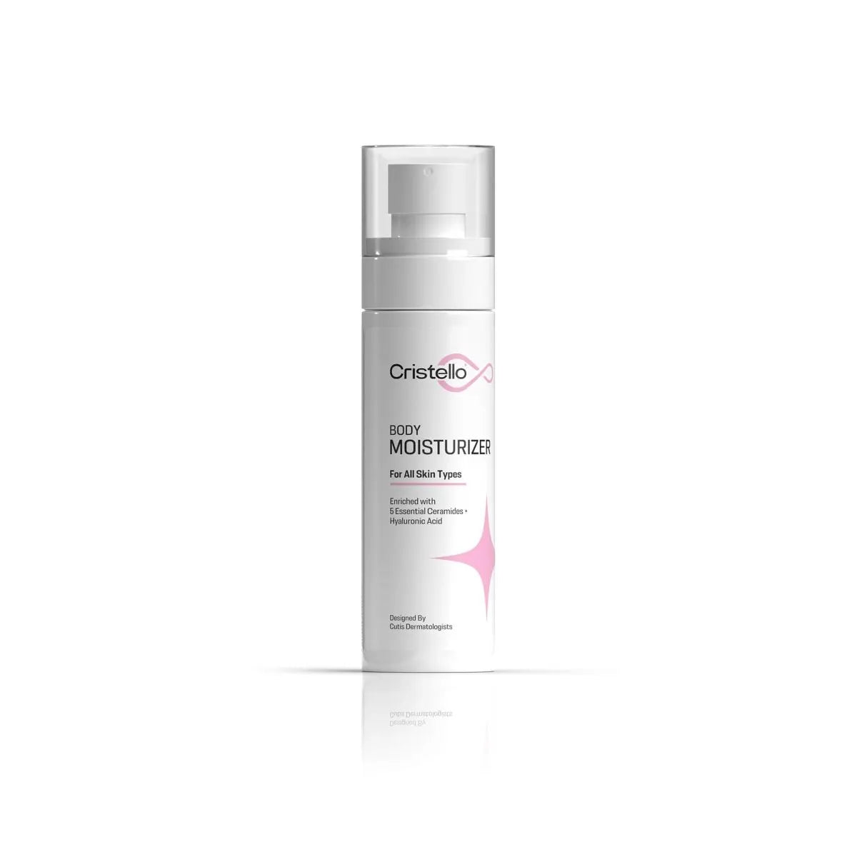 Cristello Body Moisturizer 100ml – 5 Essential Ceramides & Hyaluronic Acid, fragrance-free deep hydration for all skin types