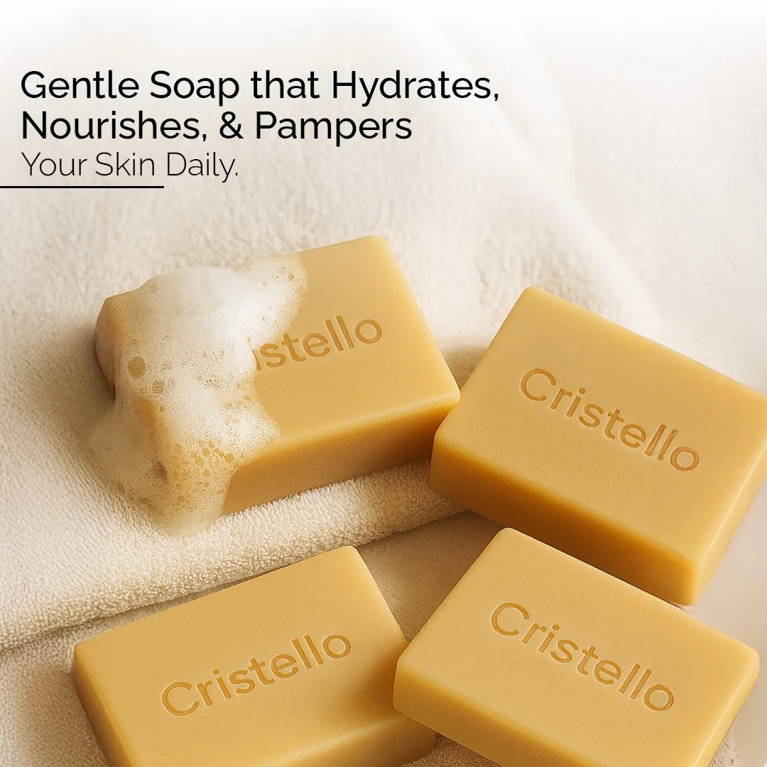 Cristello Skin Nourishing Bathing Bar 100g – Aloe Vera & Shea Butter key ingredients