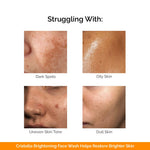 Cristello Brightening Face Wash – dermatologically tested formula for daily use